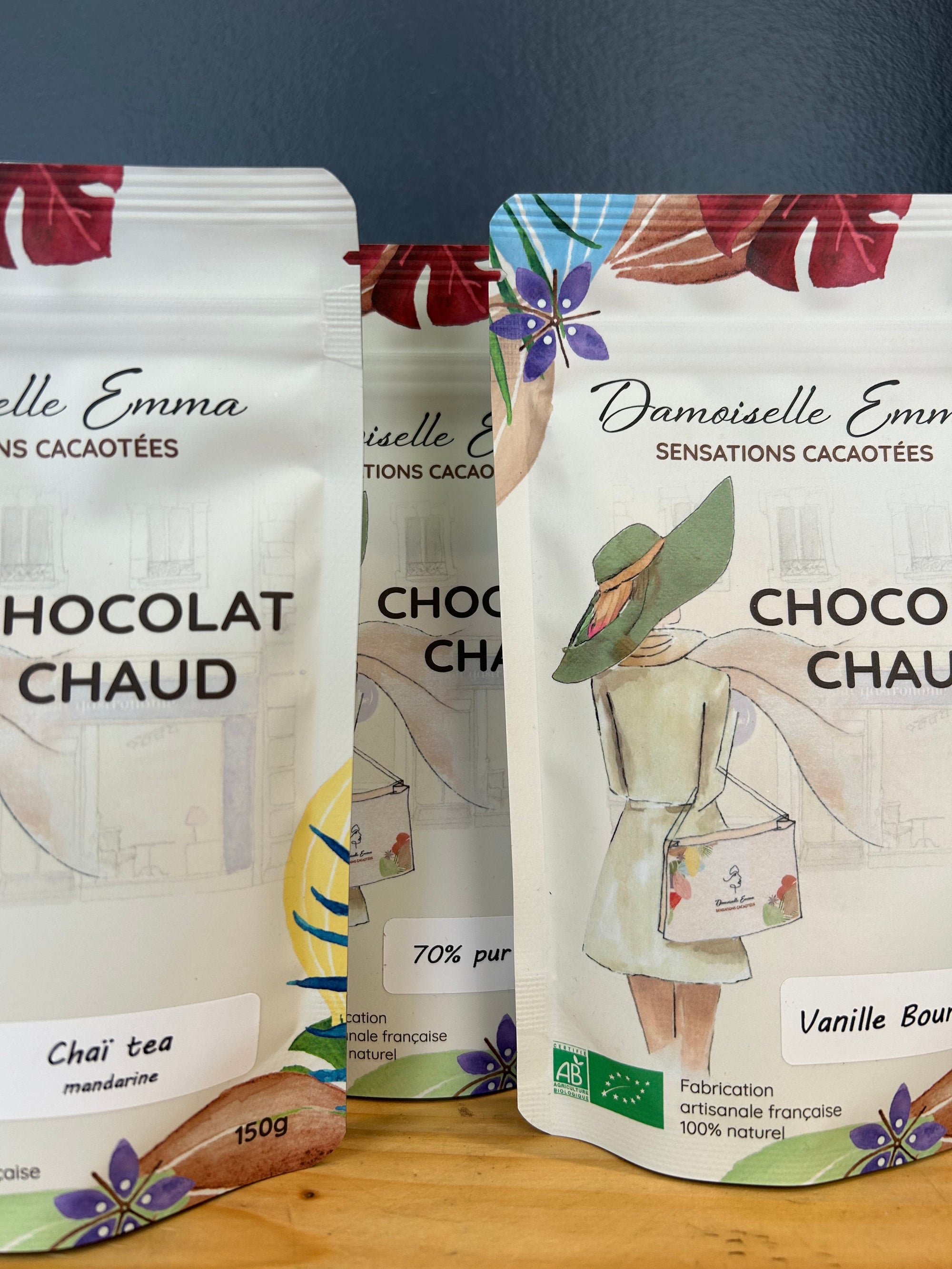 Cacao pour chocolat chaud 125g - Damoiselle Emma