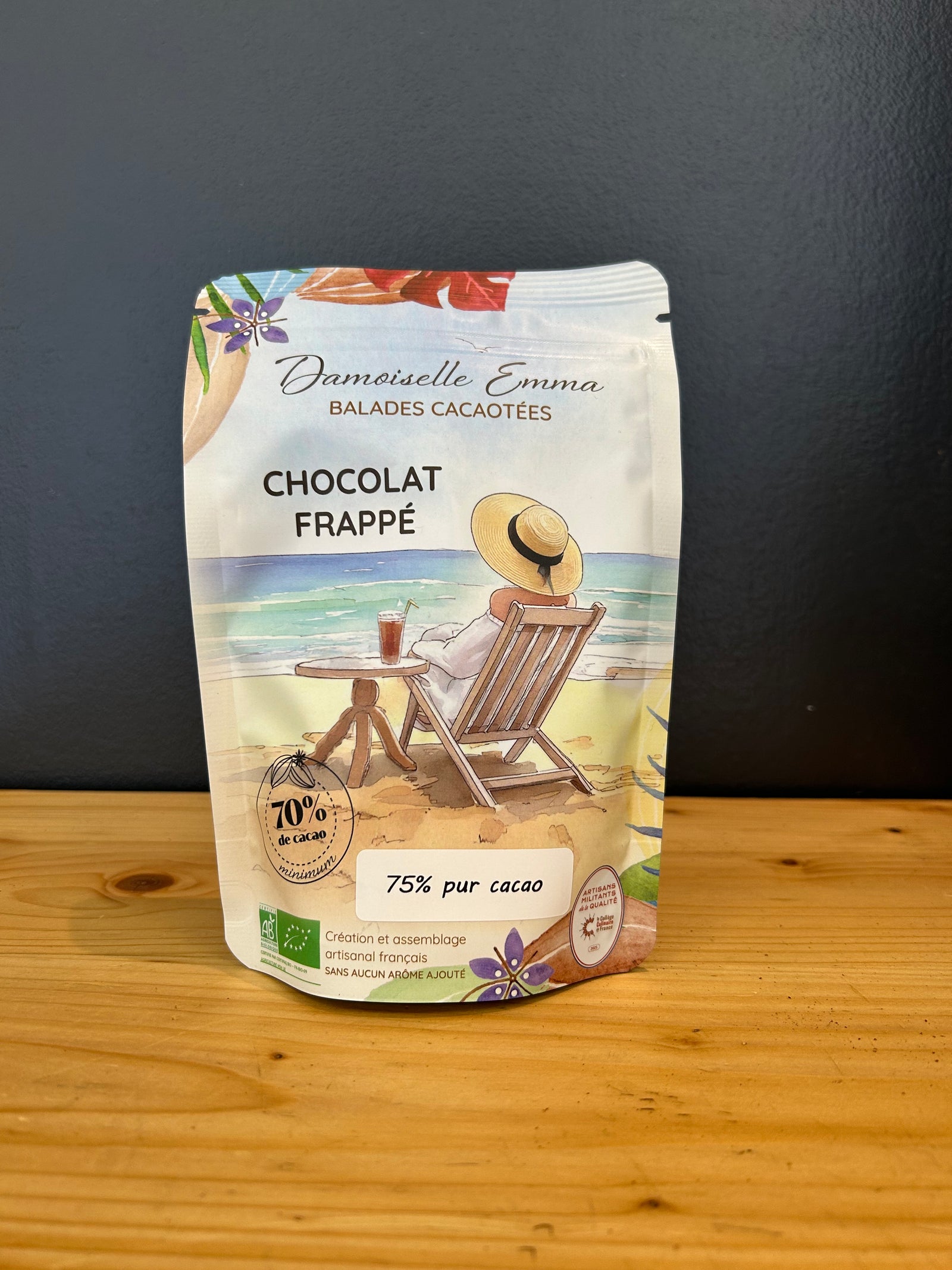 Cacao pour chocolat frappé 125g - Damoiselle Emma