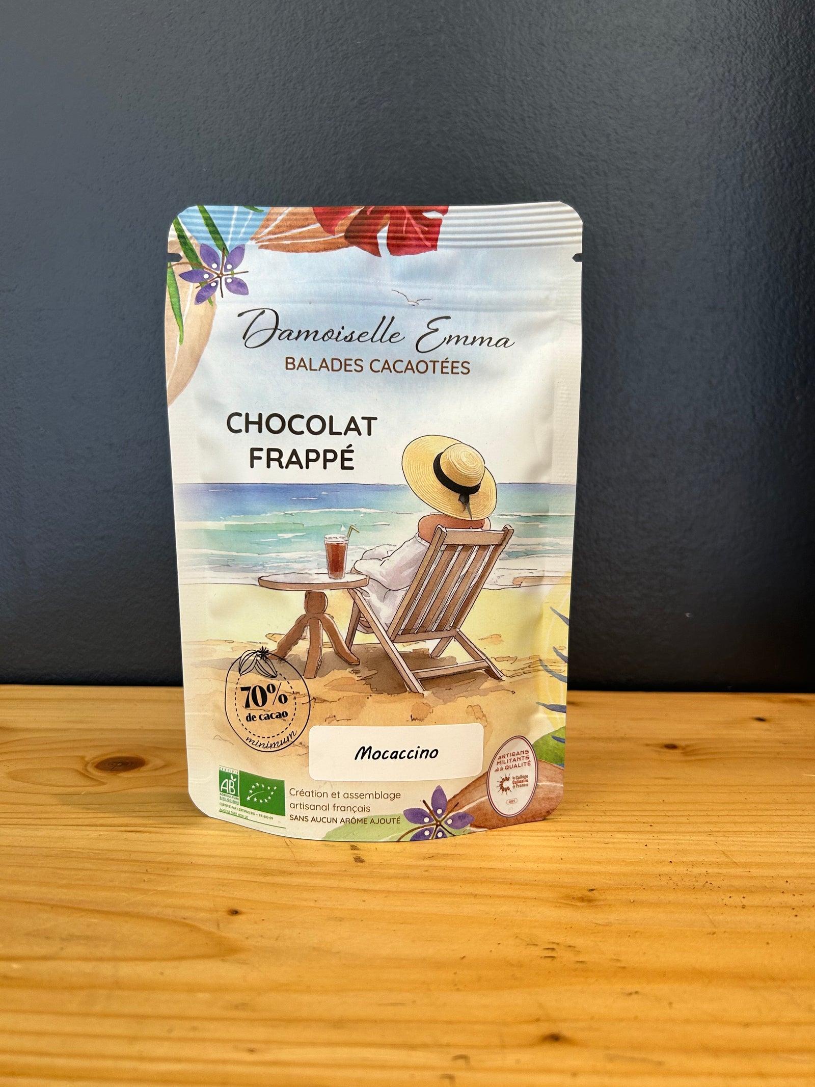 Cacao pour chocolat frappé 125g - Damoiselle Emma