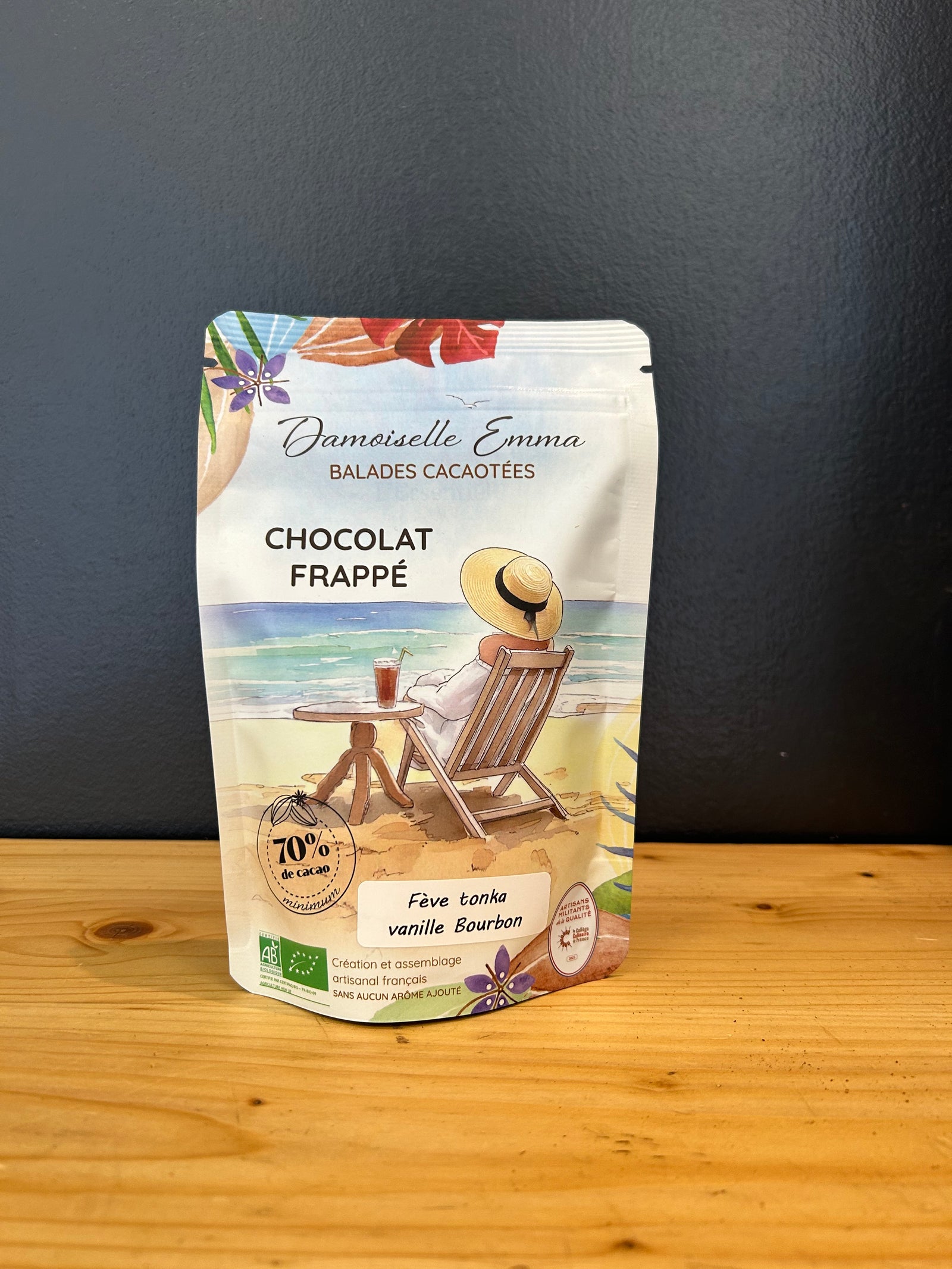 Cacao pour chocolat frappé 125g - Damoiselle Emma