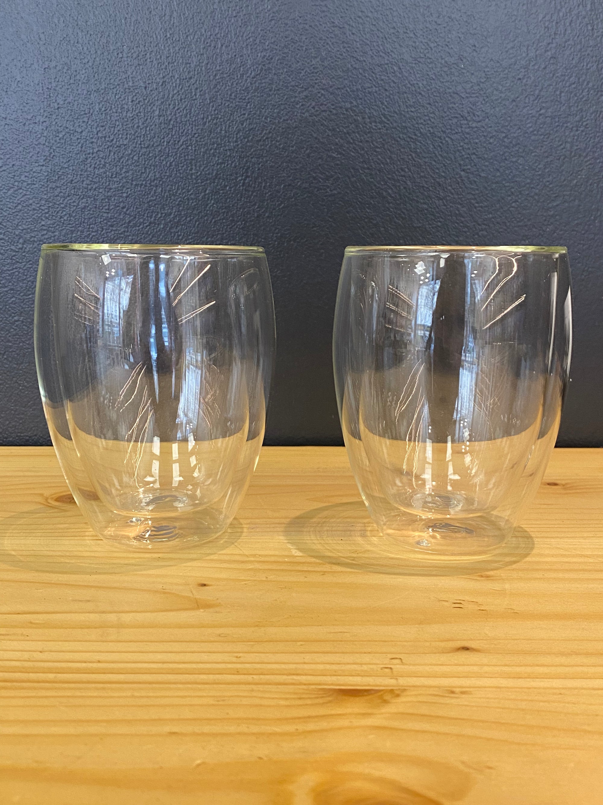 Tasses en verre Double Paroi - Set de 2 pièces