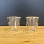 Tasses en verre Double Paroi - Set de 2 pièces